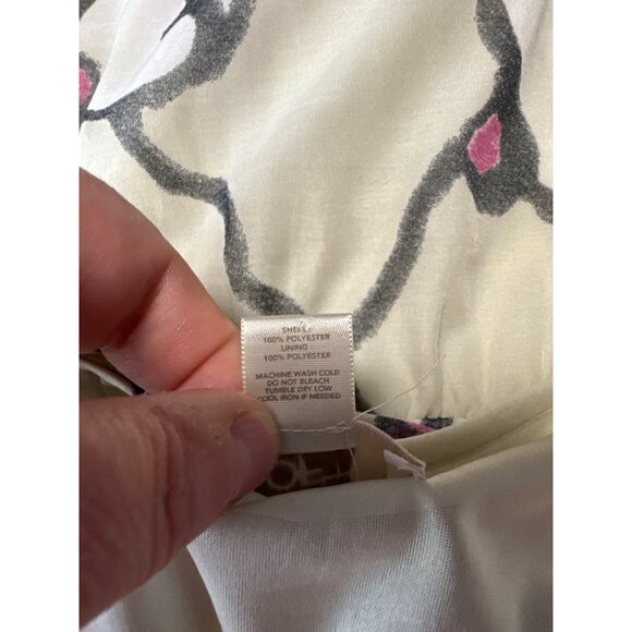 Ann Taylor Loft Womens Floral Print Sleeveless Maxi Dress Beige & Gray Size S - Picture 6 of 9